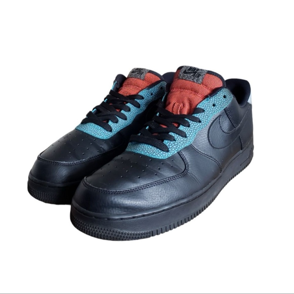 NIKE AIR FORCE 1 '07 LV8 4 BLACK/BLACK-OBSIDIAN MIST CK4363 001 US MEN Size 7.5